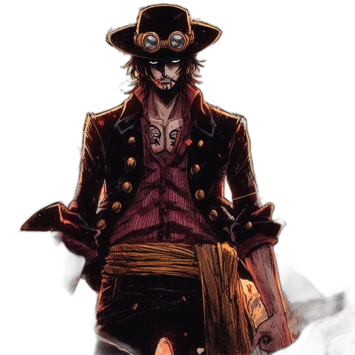 jacket, hat, concept art, comic book art transparent PNG cut-out