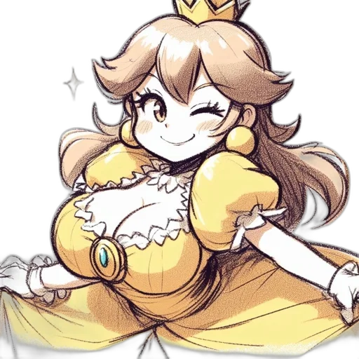 crown, dress, concept art, watercolor transparent PNG cut-out