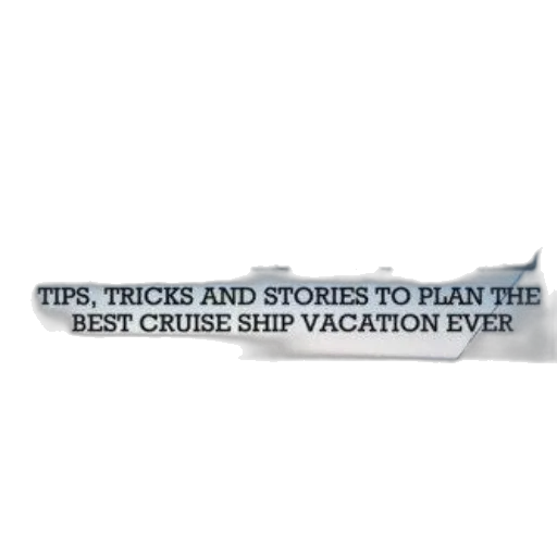 cruise, addict, wife, tips transparent PNG cut-out
