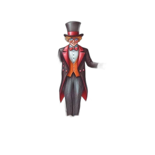 staff, hat, robot, concept art transparent PNG cut-out