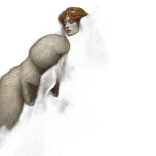 creature, animal, hair, staff transparent PNG cut-out