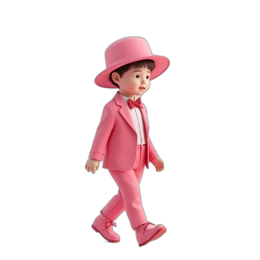 hat, jacket, 3d render, concept art transparent PNG cut-out