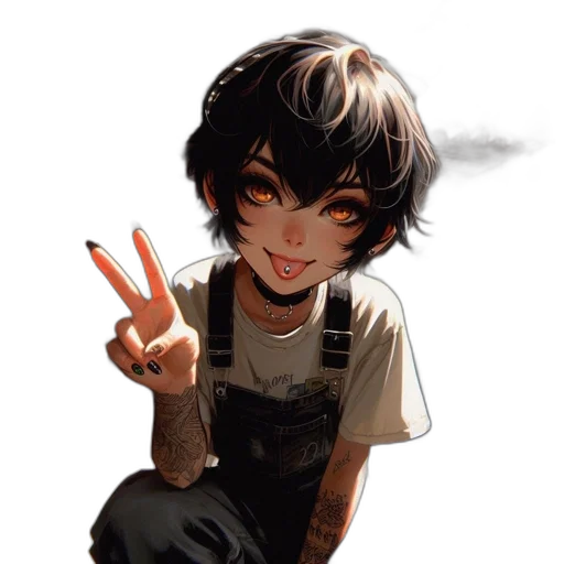 face, mask, anime, cartoon transparent PNG cut-out