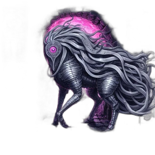 hair, creature, animal, dragon transparent PNG cut-out