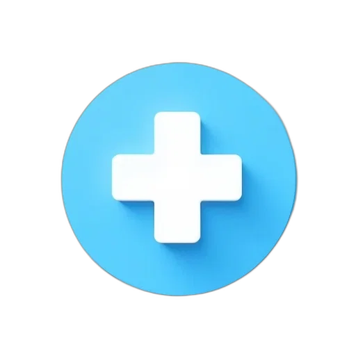 staff, 3d render, blue, medical transparent PNG cut-out