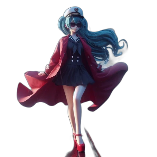 dress, robot, staff, hat transparent PNG cut-out
