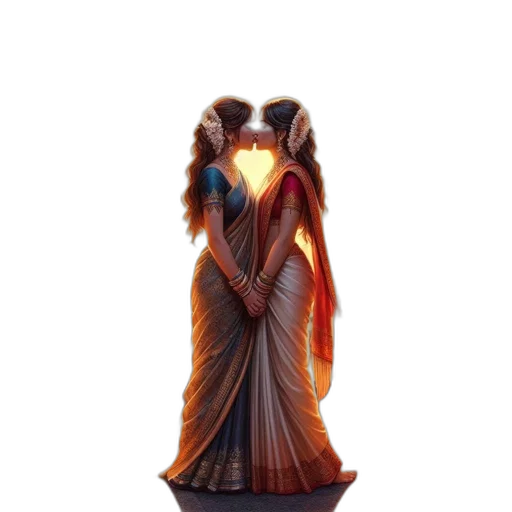 dress, jewelry, staff, crown transparent PNG cut-out