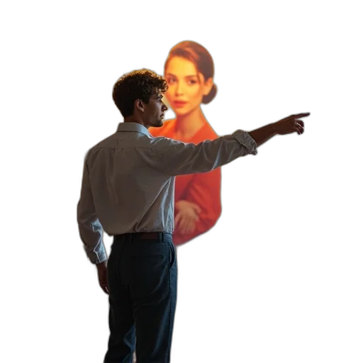 staff, face, dress, jacket transparent PNG cut-out