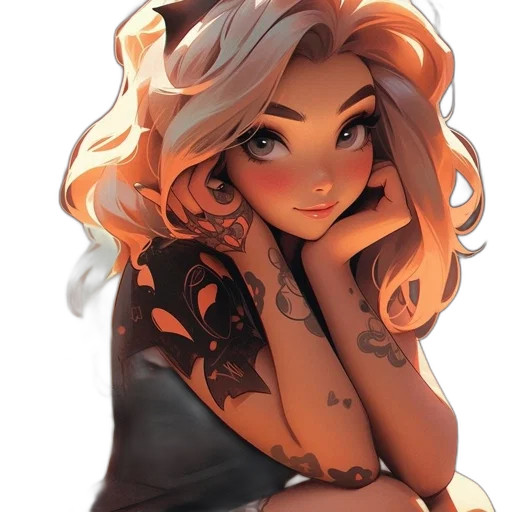 dress, face, fantasy art, concept art transparent PNG cut-out