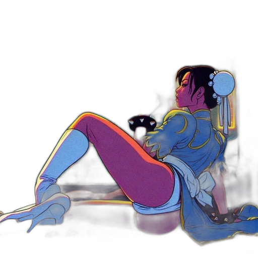 robot, concept art, cyberpunk, comic book art transparent PNG cut-out