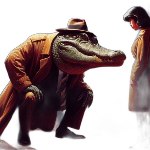 creature, animal, jacket, concept art transparent PNG cut-out