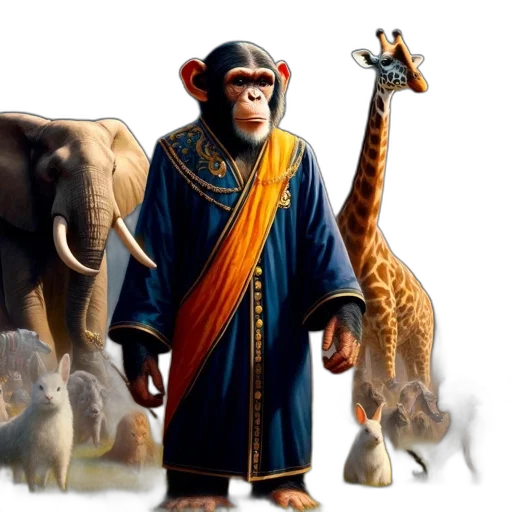 animal, concept art, fantasy art, photorealistic transparent PNG cut-out