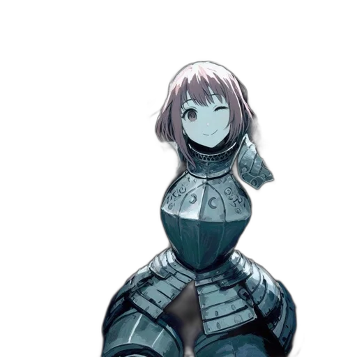 dress, robot, creature, sword transparent PNG cut-out