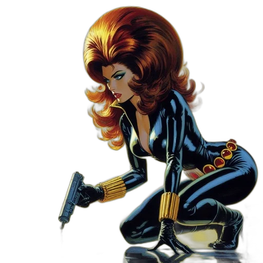 comic book art, concept art, cartoon, woman transparent PNG cut-out