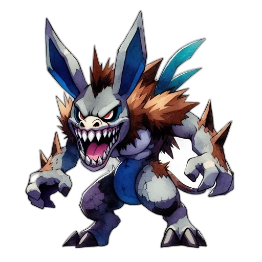 creature, animal, dragon, staff transparent PNG cut-out