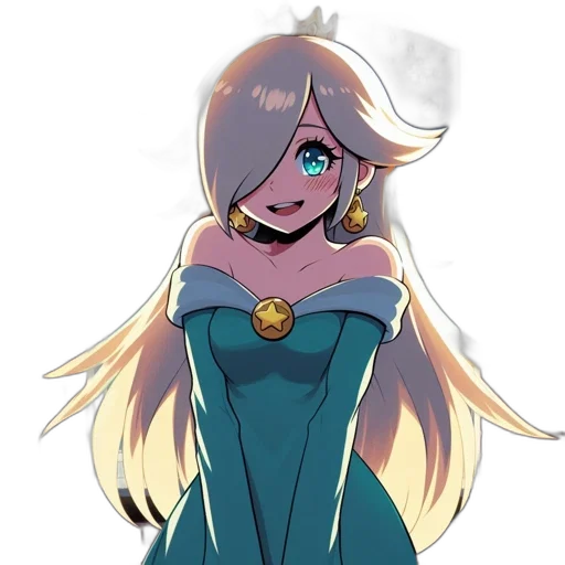 dress, crown, staff, jewelry transparent PNG cut-out