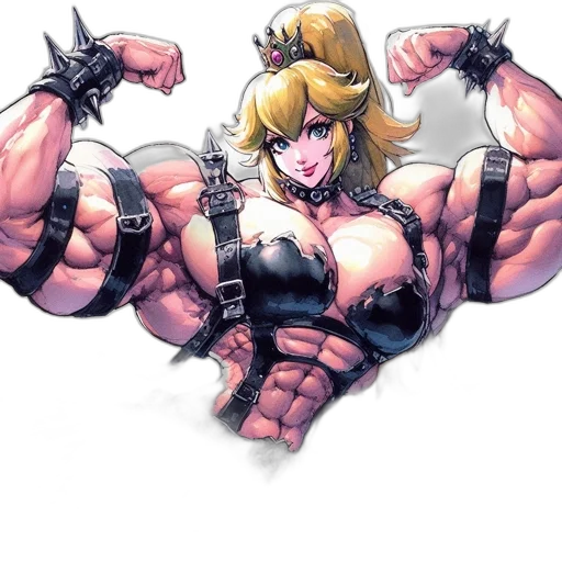 weapon, animal, dress, hair transparent PNG cut-out