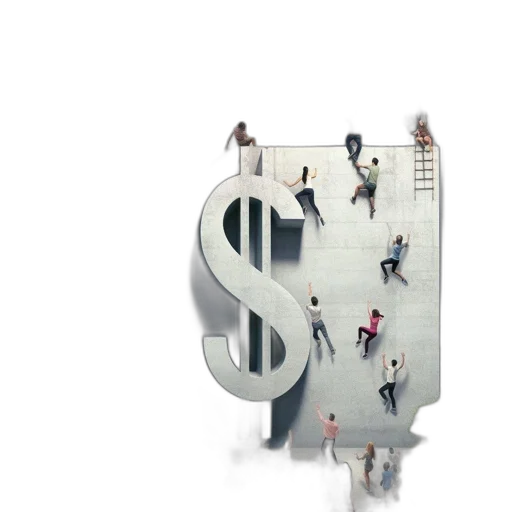 3d render, urban, setting, people transparent PNG cut-out