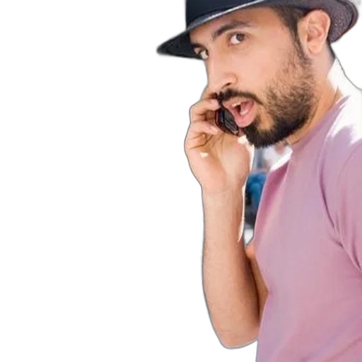 hat, staff, face, jacket transparent PNG cut-out