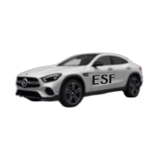 car, 3d render, photorealistic, sleek transparent PNG cut-out