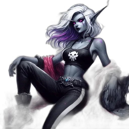 fantasy art, concept art, comic book art, pixel art transparent PNG cut-out