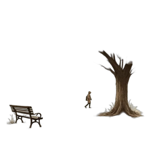 furniture, tree, creature, concept art transparent PNG cut-out