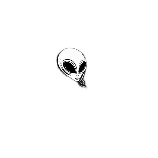 creature, robot, staff, hair transparent PNG cut-out