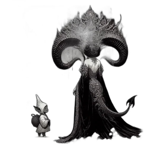 creature, dragon, animal, crown transparent PNG cut-out
