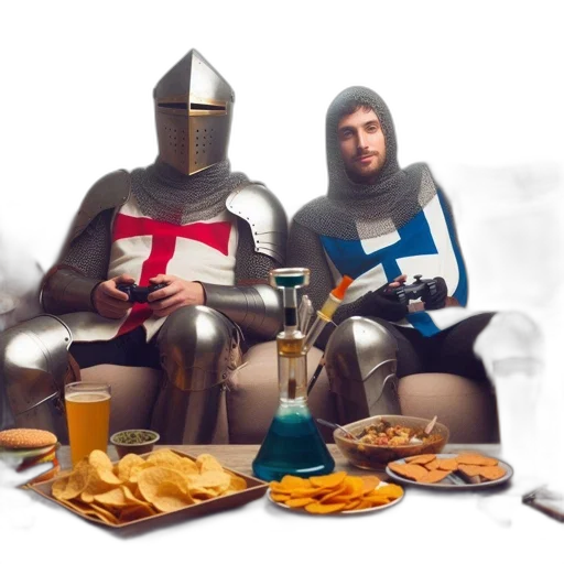 food, robot, sword, concept art transparent PNG cut-out