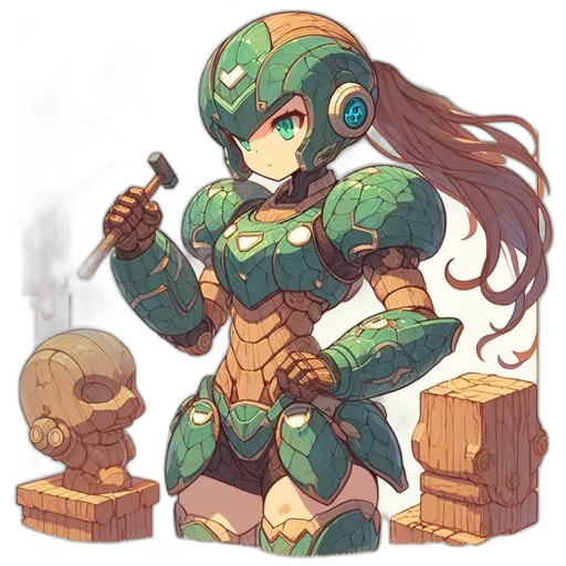robot, weapon, concept art, fantasy art transparent PNG cut-out