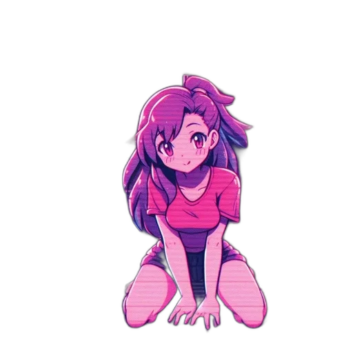 dress, creature, robot, staff transparent PNG cut-out