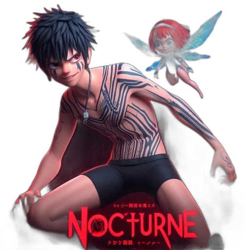 creature, concept art, anime, comic book art transparent PNG cut-out
