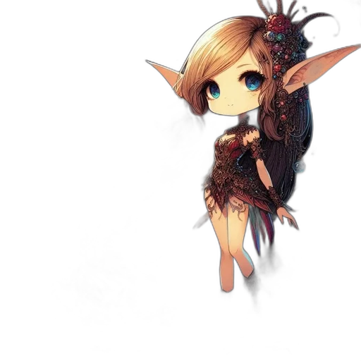dress, staff, dragon, creature transparent PNG cut-out