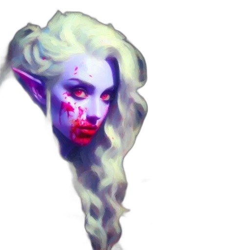 face, mask, staff, creature transparent PNG cut-out