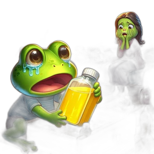 creature, bottle, concept art, fantasy art transparent PNG cut-out