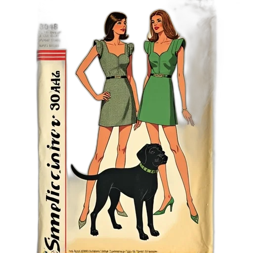 dress, concept art, earth tones, vintage transparent PNG cut-out