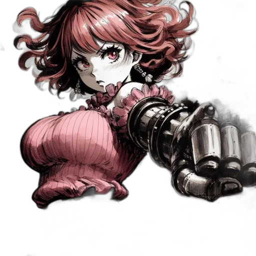 weapon, dress, staff, crown transparent PNG cut-out
