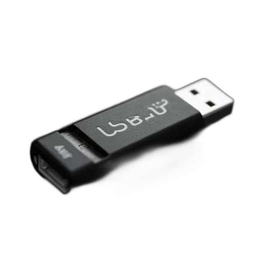 3d render, goodram, usb, 4gb transparent PNG cut-out