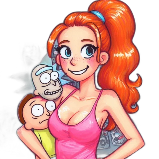 dress, robot, cartoon, comic book art transparent PNG cut-out