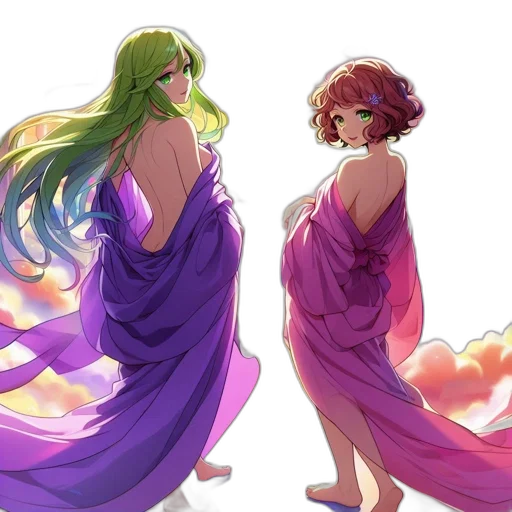 dress, concept art, fantasy art, watercolor transparent PNG cut-out