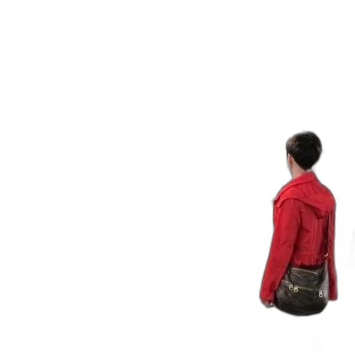 jacket, dress, umbrella, staff transparent PNG cut-out