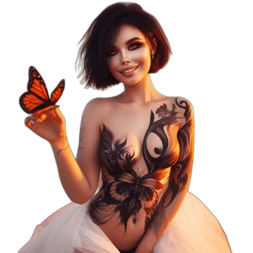 dress, creature, animal, jewelry transparent PNG cut-out