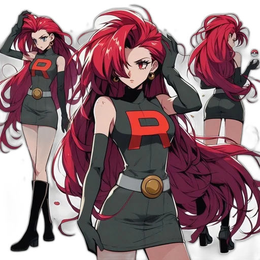 hair, dress, concept art, anime transparent PNG cut-out