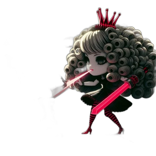 hair, weapon, staff, sword transparent PNG cut-out