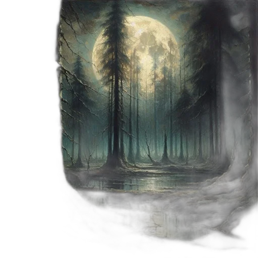 tree, mask, creature, dress transparent PNG cut-out