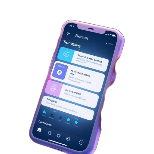 vaporwave, concept art, push, notifications transparent PNG cut-out