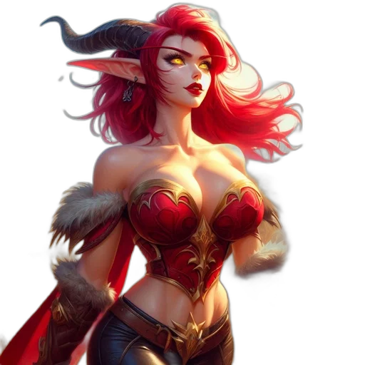fantasy art, concept art, comic book art, pixel art transparent PNG cut-out