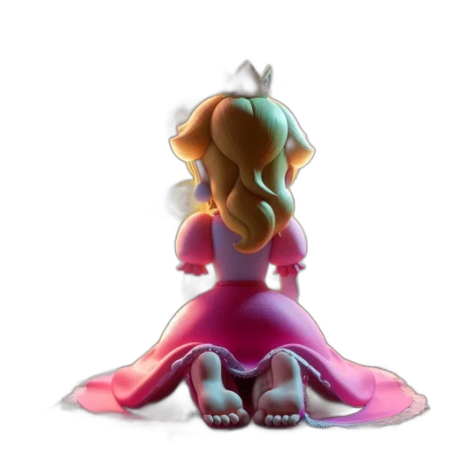 crown, dress, staff, creature transparent PNG cut-out