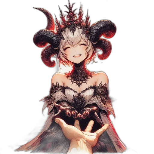 mask, crown, dragon, staff transparent PNG cut-out