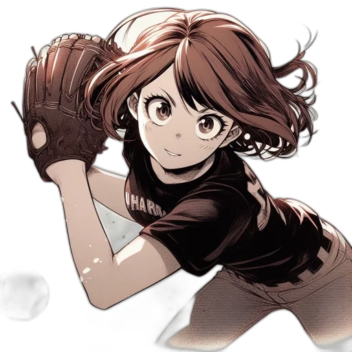weapon, staff, hair, creature transparent PNG cut-out